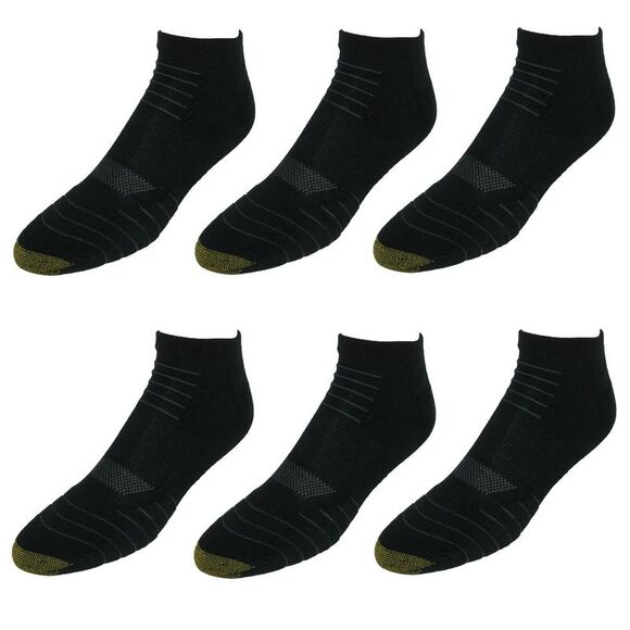 Gold Toe Men's Tech Sport No Show Socks(6 Pair Pack) - Picture 2 of 2